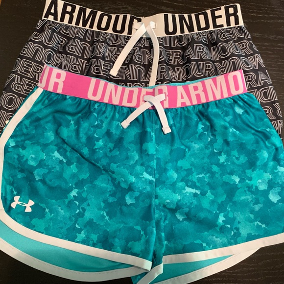 Under Armour Other - Under Armour- Girls Youth XL, 2 pair of shorts. Barely worn.